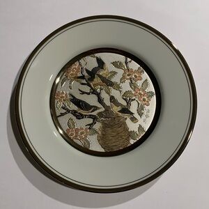 Art of Chokin Collectible Plate. Baltimore Kiyokaysu Oriole